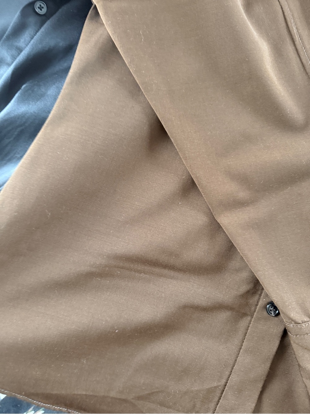 Zara Dark Brown Tailored Button - Picture 13 of 16